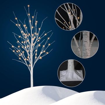 1.8M Birch 140 LED Tree Light Warm White - ZYF-121