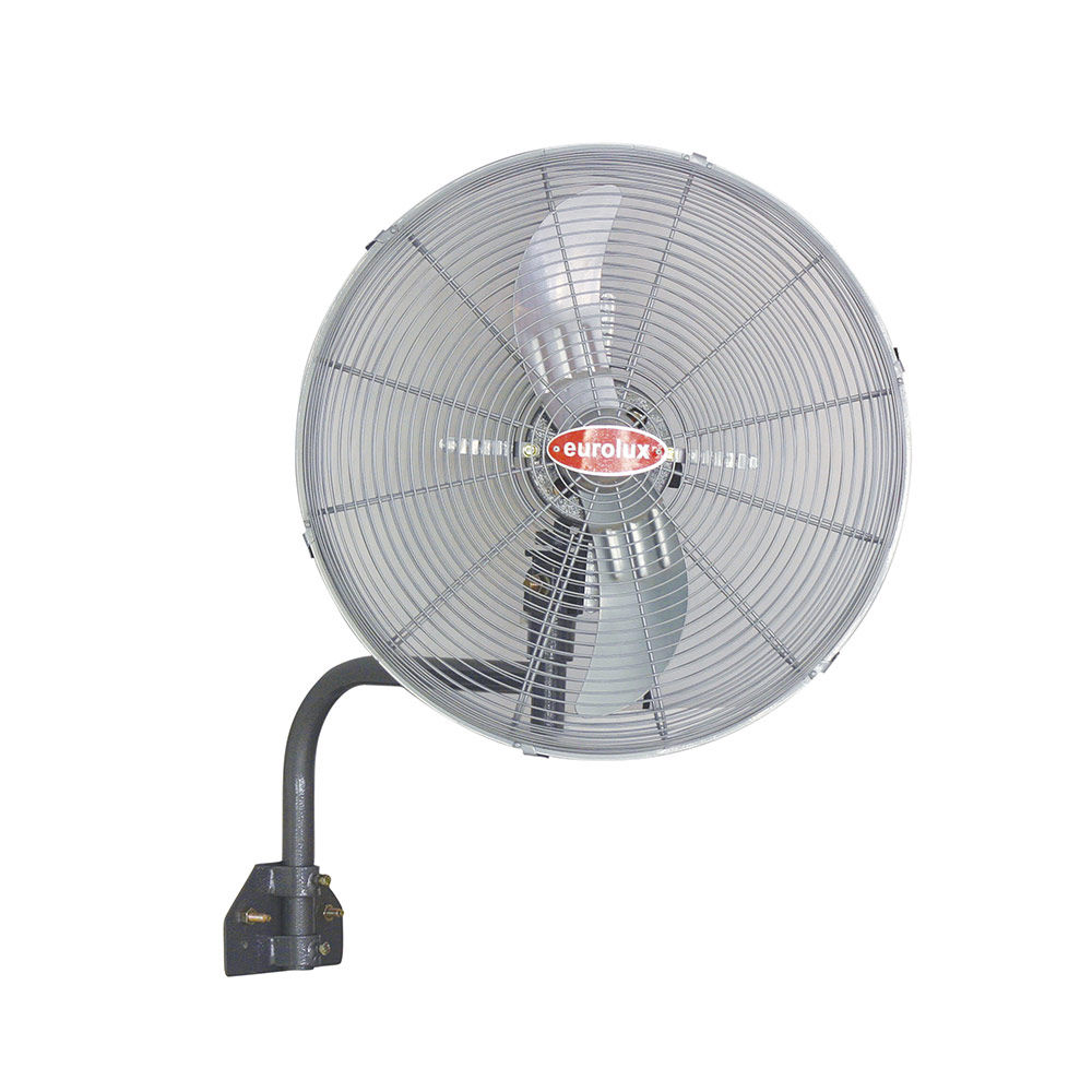 Eurolux Hurricane Wall Fan 2 Blades Silver