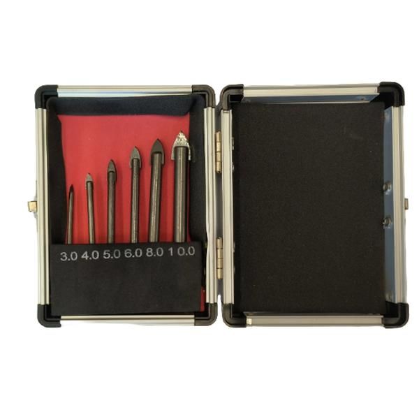 Glass & Tile Drill 6Pce Set 3,4,5,6,8,10mm