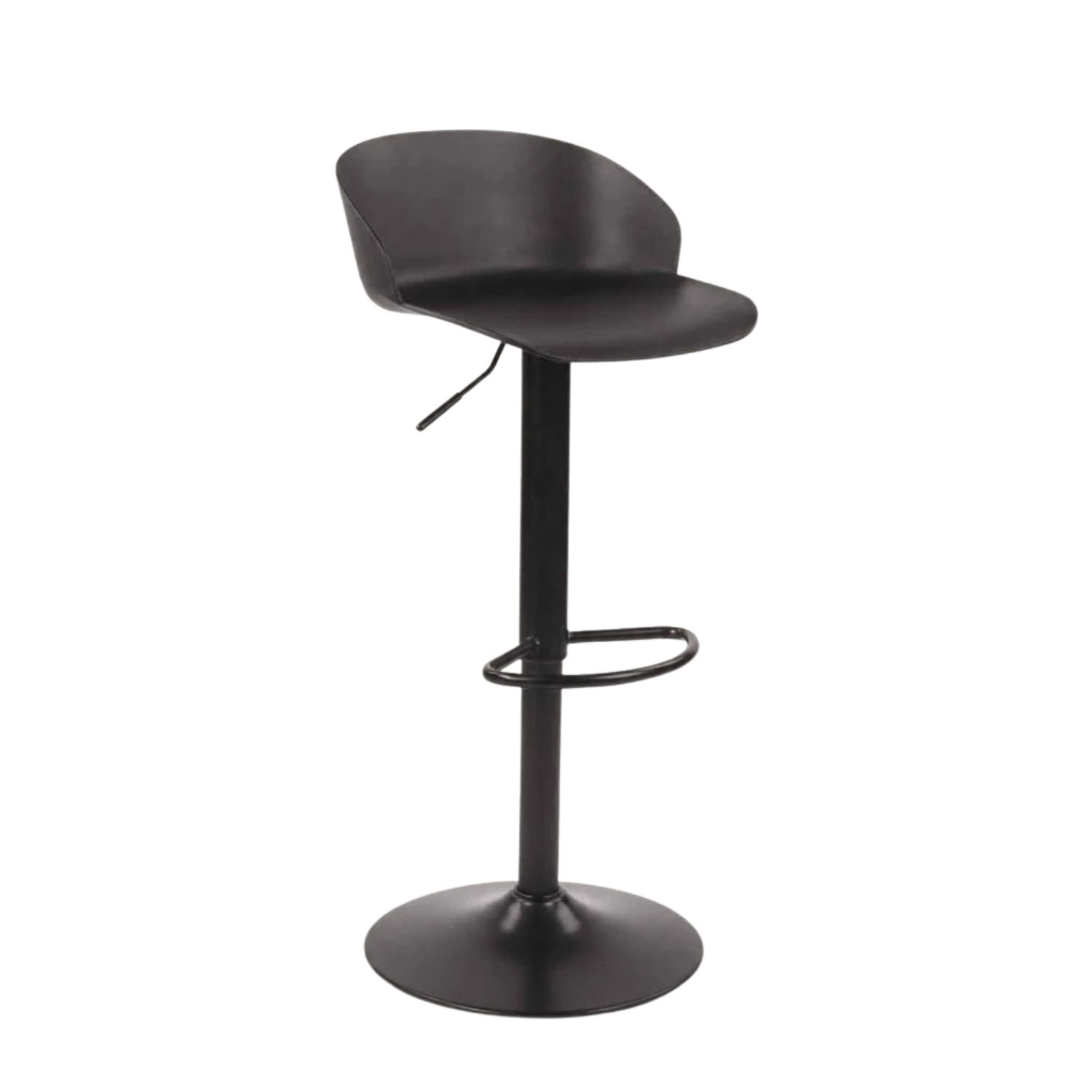 Adjustable Bar Kitchen Stool - Black