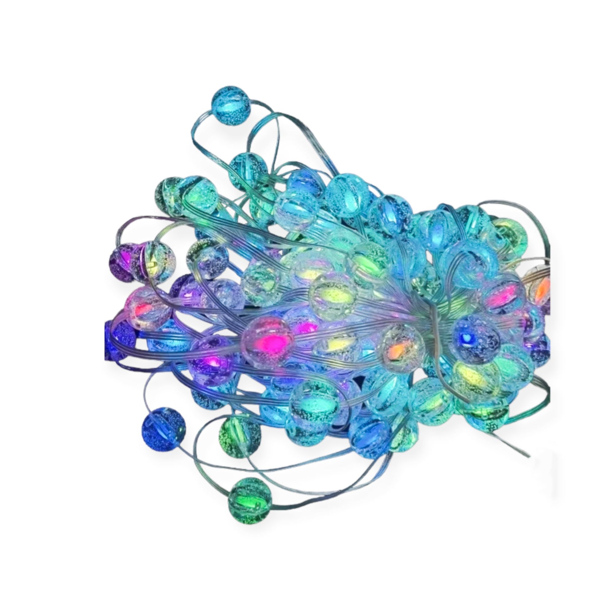 Led RGB Bubble Decorative String And Remote Control 10M