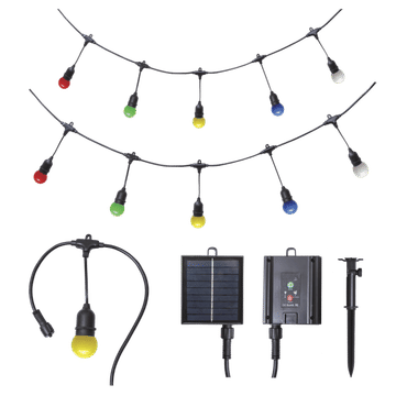 Solar Outdoor String Lights