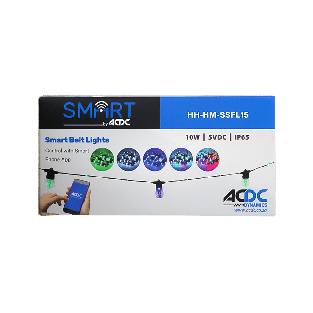 SMART WIFI RGB BELT/FAIRY LIGHT KIT 15M C/W CONT. & PSU IP65