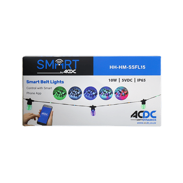 SMART WIFI RGB BELT/FAIRY LIGHT KIT 15M C/W CONT. & PSU IP65