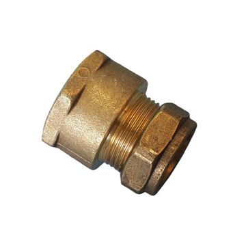 Compression Brass Coupler C x FI 22mm 3/4Inch