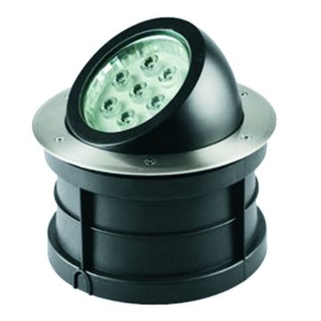 230VAC 18W Tilt Cool White Inground LED SS Light Round