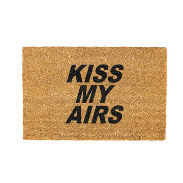 Kiss my Airs Coir Doormat Design 700 x 400 mm