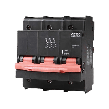 Circuit Breaker 13mm 6KA  3 Pole D-Curve  63A