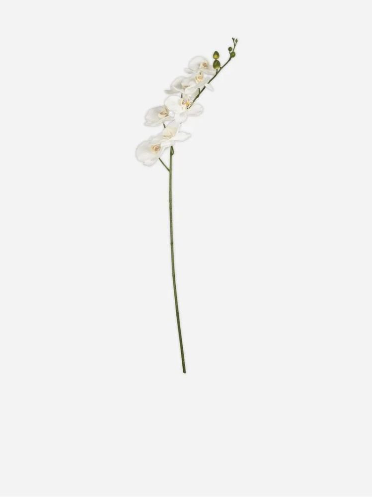 Stem Butterfly Orchid White 90cm – Faux Orchid Floral Stem