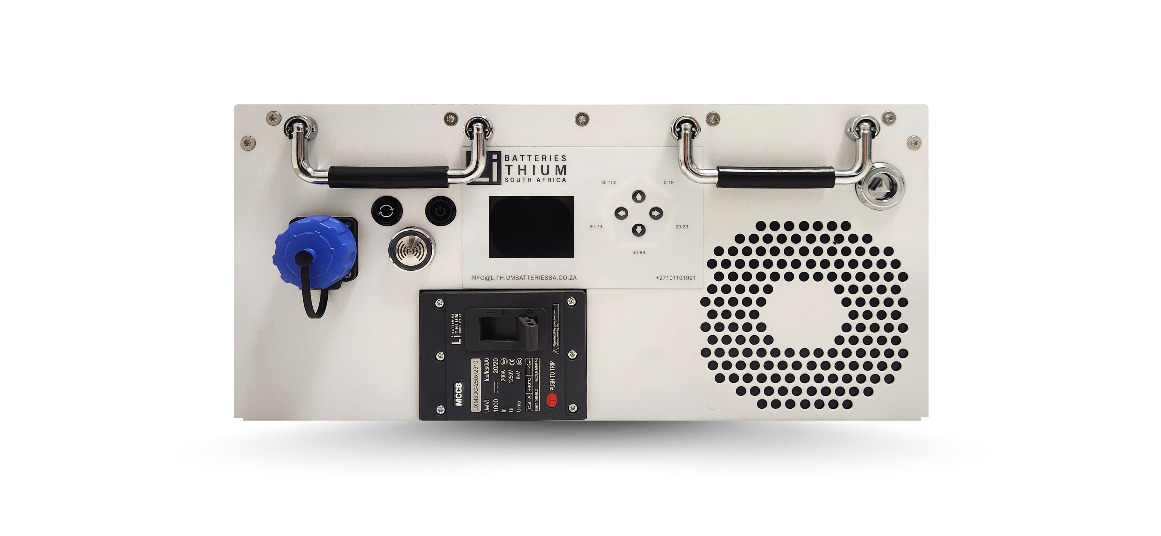 High Voltage Controller Rack Mount White