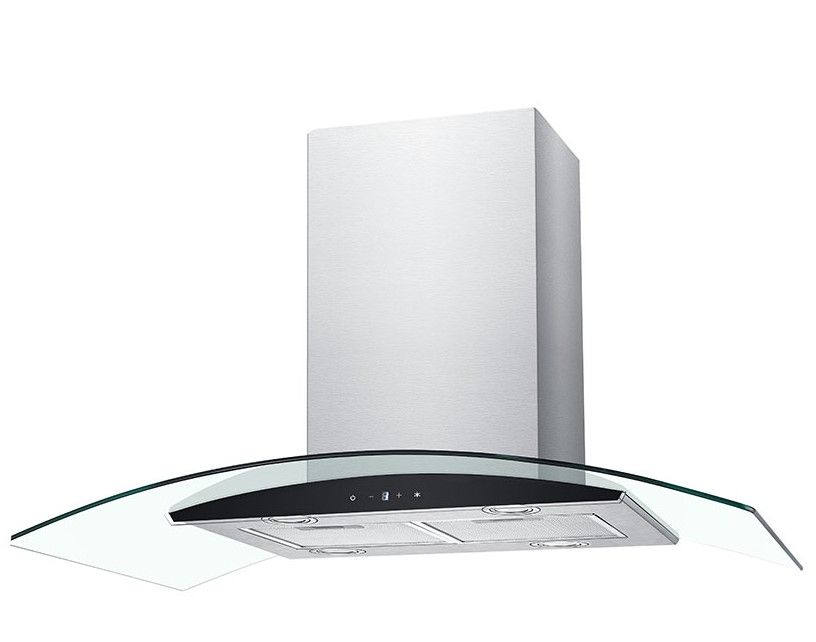 Falco 120Cm Island Curved Glass Extractor AR-120-809