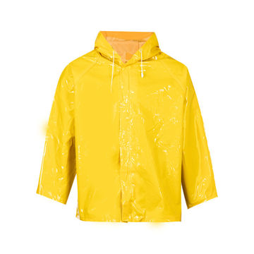 PIONEER SAFETY Rain Suit Hydro Premium Heavy Duty Pvc Yellow Large
