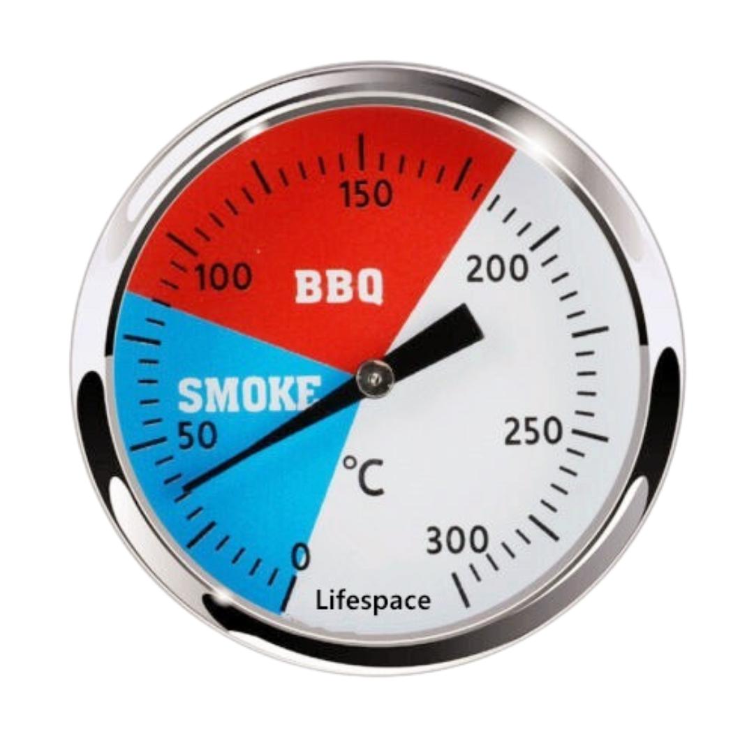 Bbq Grill Charcoal Smoker Thermometer, 52Mm Stainless Steel Pizza Oven  Thermometer, Bbq Replacement Parts 