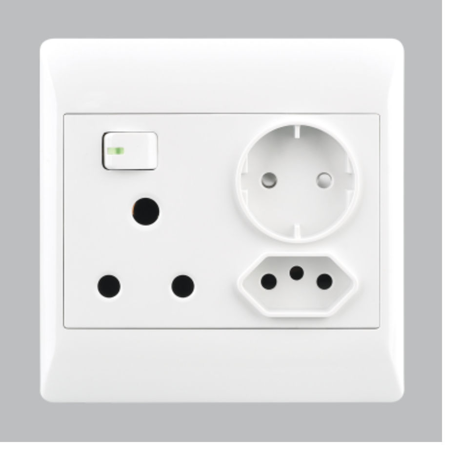 16 AMP Plug + New RSA Socket + Schuko â€“ 4 X 4