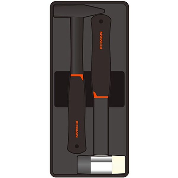 Fixman Tray 2 Piece Machinist Hammer And Mallet