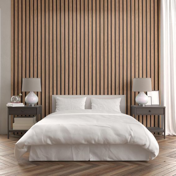 Starter Trim for Wall Slatted Panel Eco Friendly SUPREME MOULDINGS Birch T10mm x W45mm x L2400m
