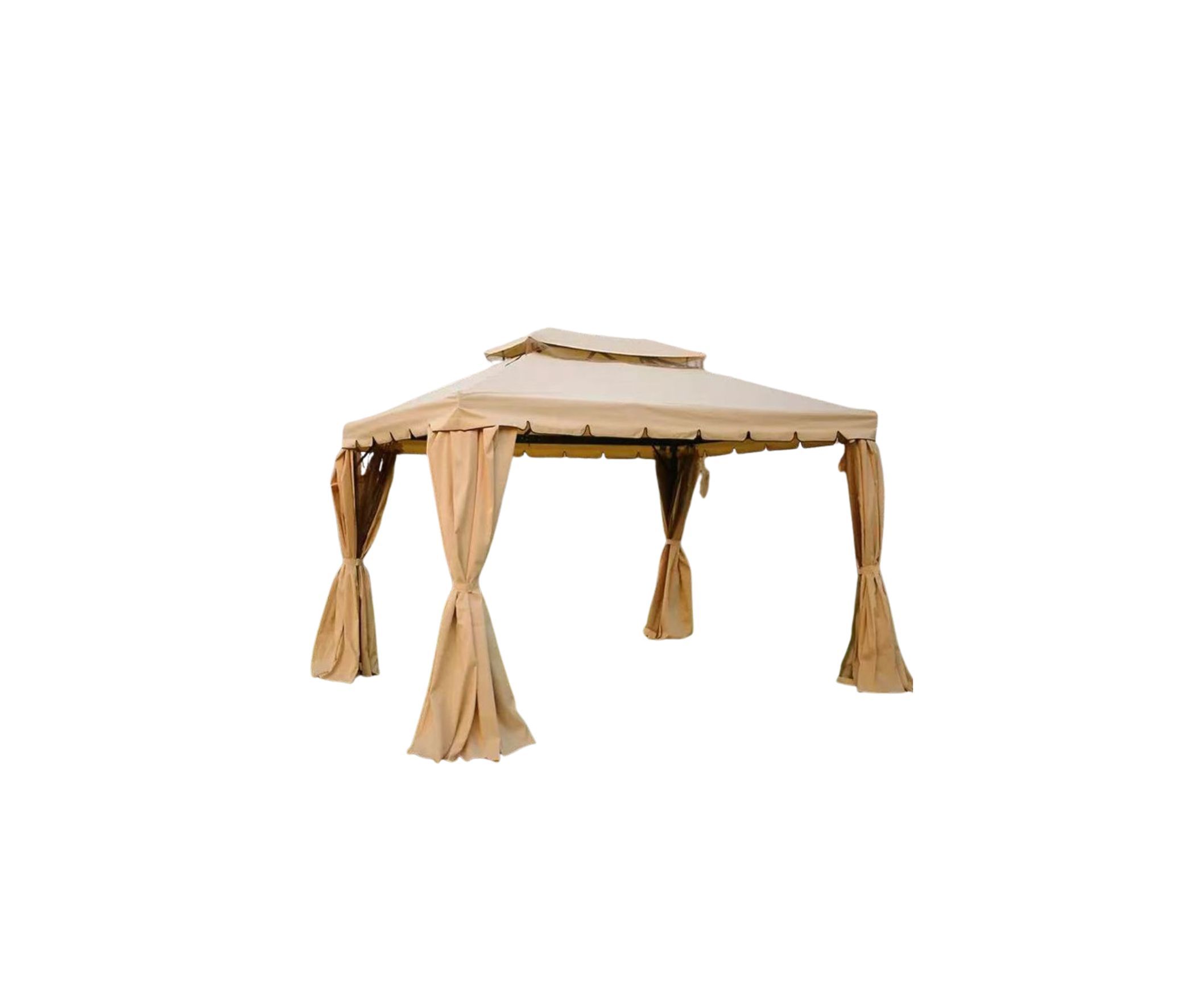 Elegant Beige Outdoor Gazebo
