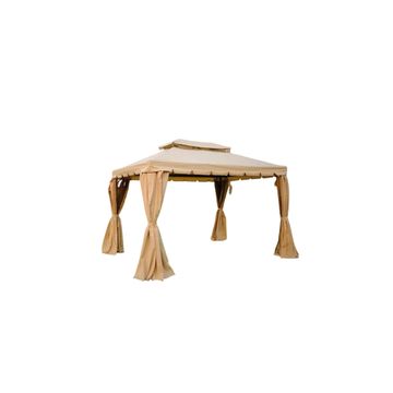 Elegant Beige Outdoor Gazebo