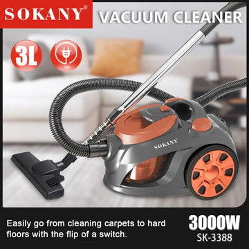 Sokany - Super Suction High Capacity 3L 3000W Vacuum Cleaner