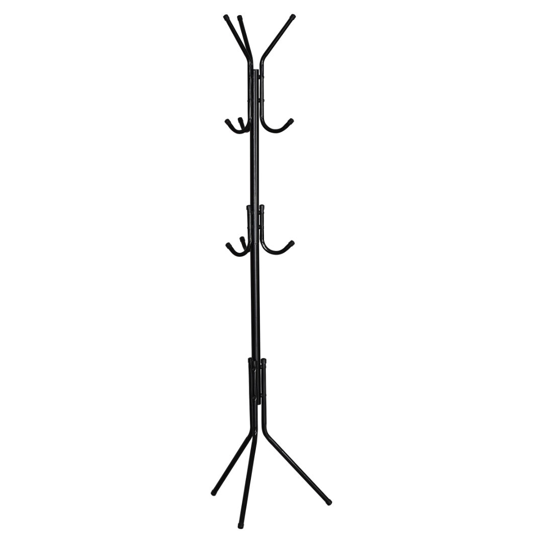Coat and Hat Stand Black FDB