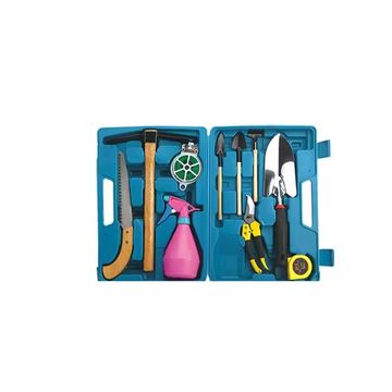 10 PC Balcony Gardening Bonsai and Outdoor Set in Carry Case with Handle