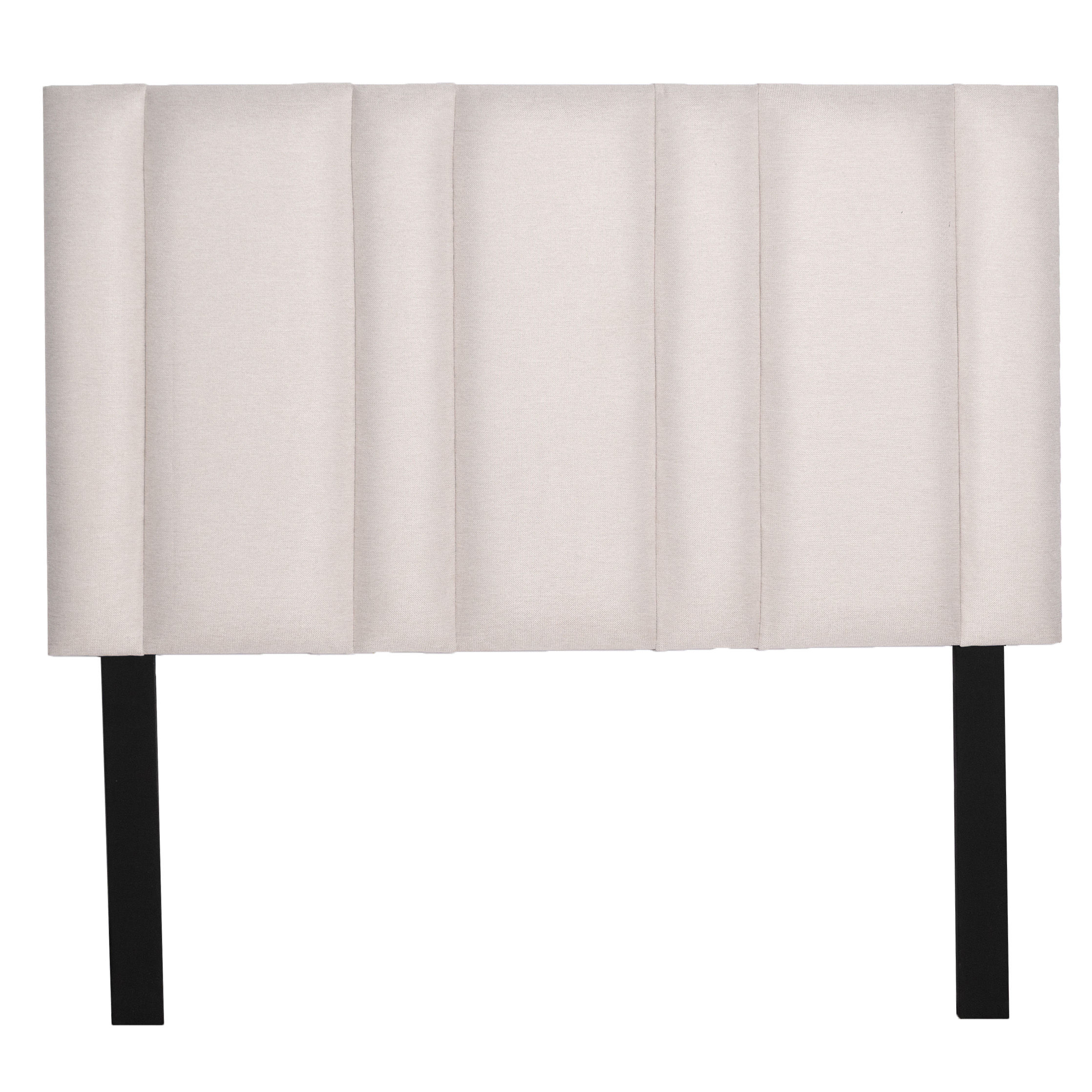 Mia Headboard - Beige Fabric - King