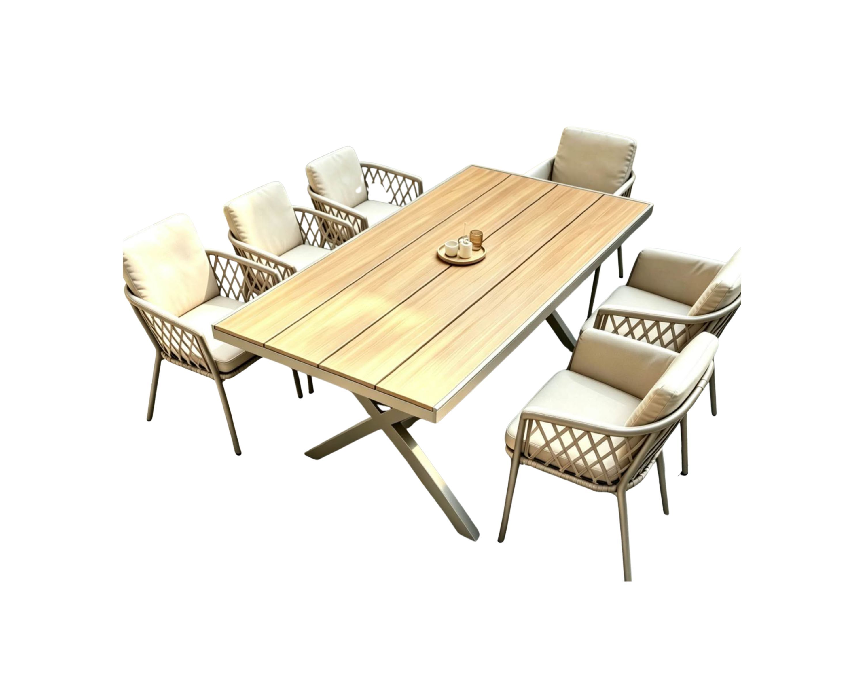 6-Seater Outdoor Patio Dining Set