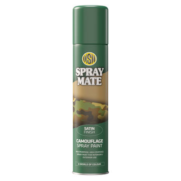 SPRAYMATE CAMOUFLAGE SATIN DARK FORREST GREEN 250ml
