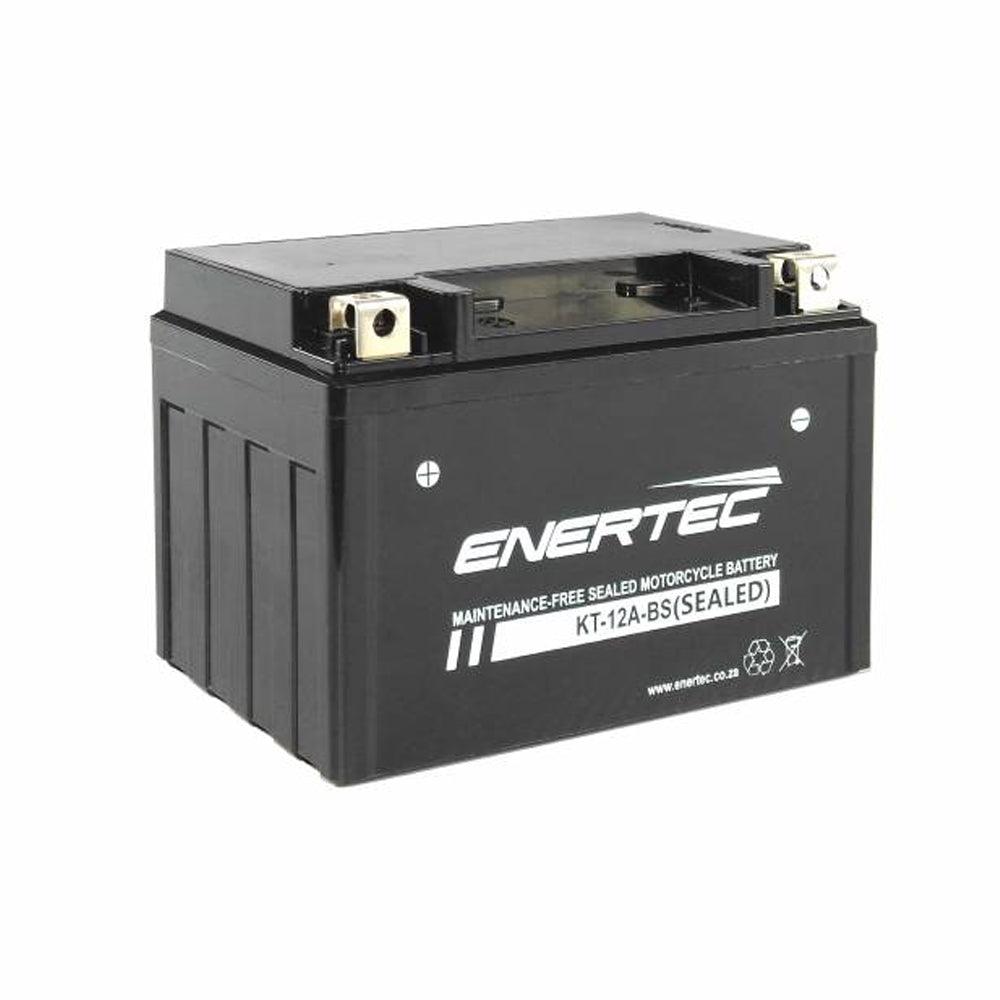Enertec KT12A-BS 12V 10.5Ah AGM Motorcycle Battery