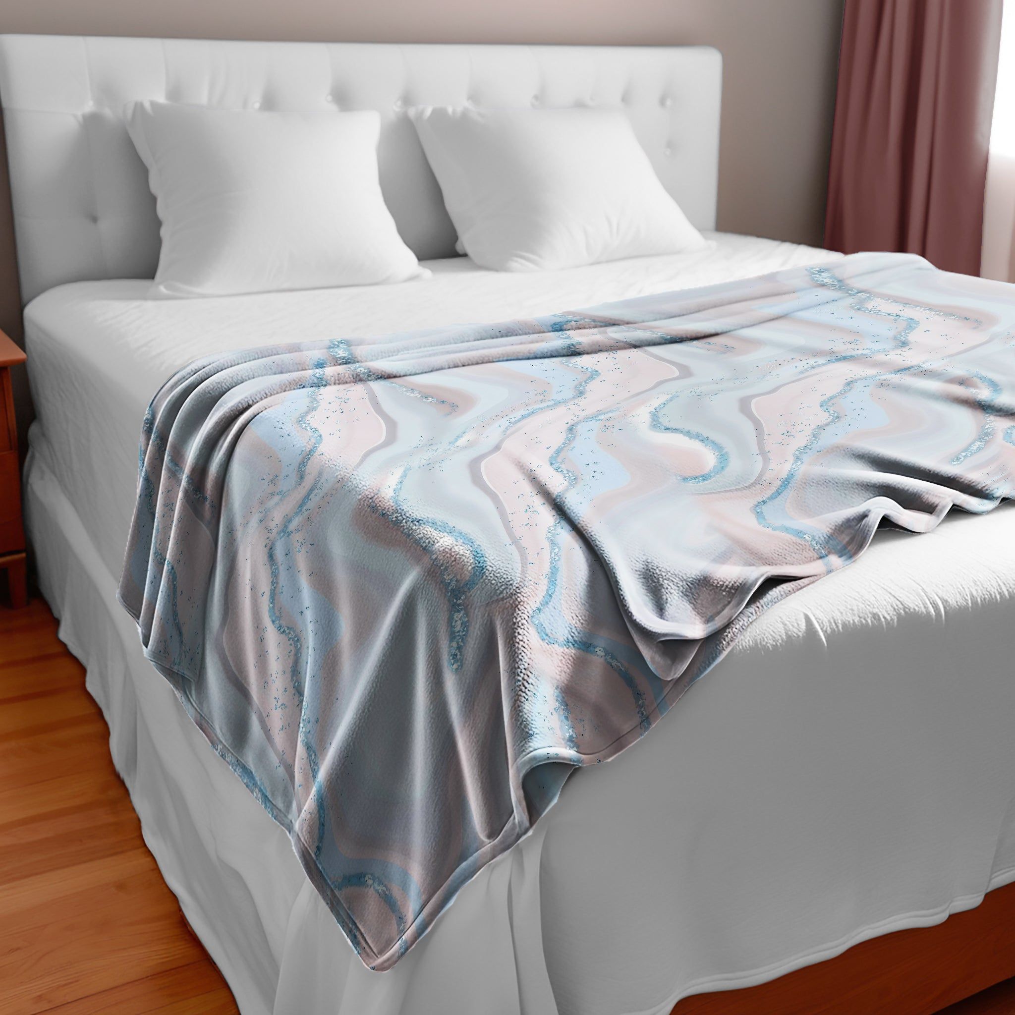 Soft Flowing Colours Large Light Weight Fleece