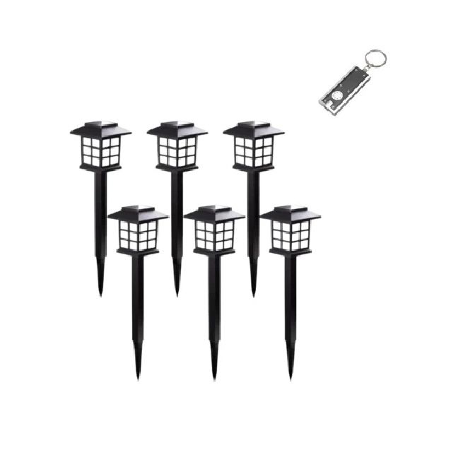 6PC Solar garden lamps