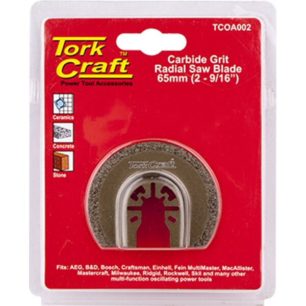 Quick Change Carbide Grit Radial Saw Blade 65Mm(2-9/16