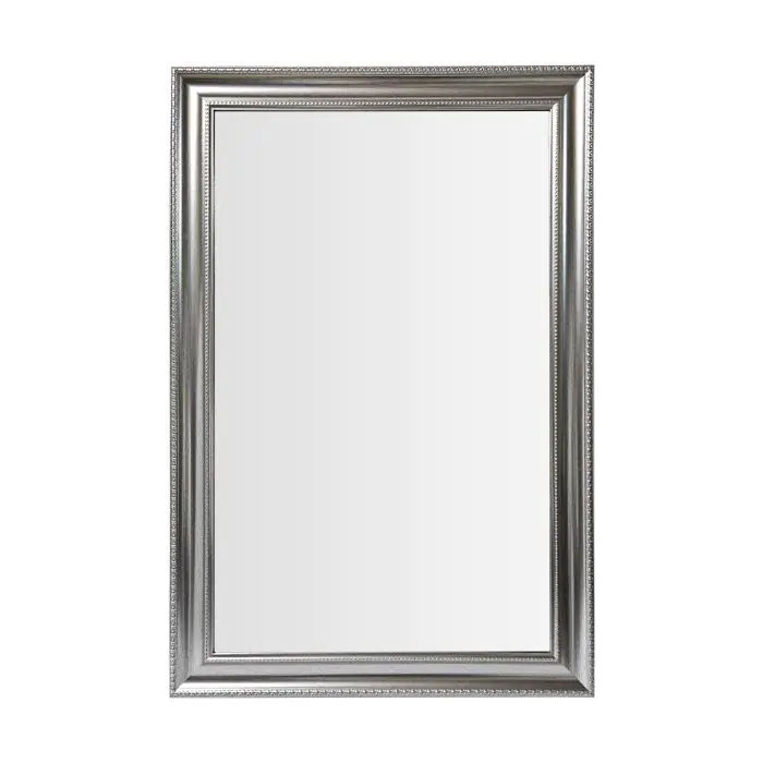Woodly Mirror, Bevelled Edge, Silver, 900mm x 600mm