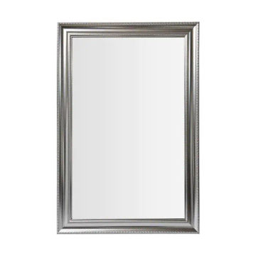 Woodly Mirror, Bevelled Edge, Silver, 900mm x 600mm