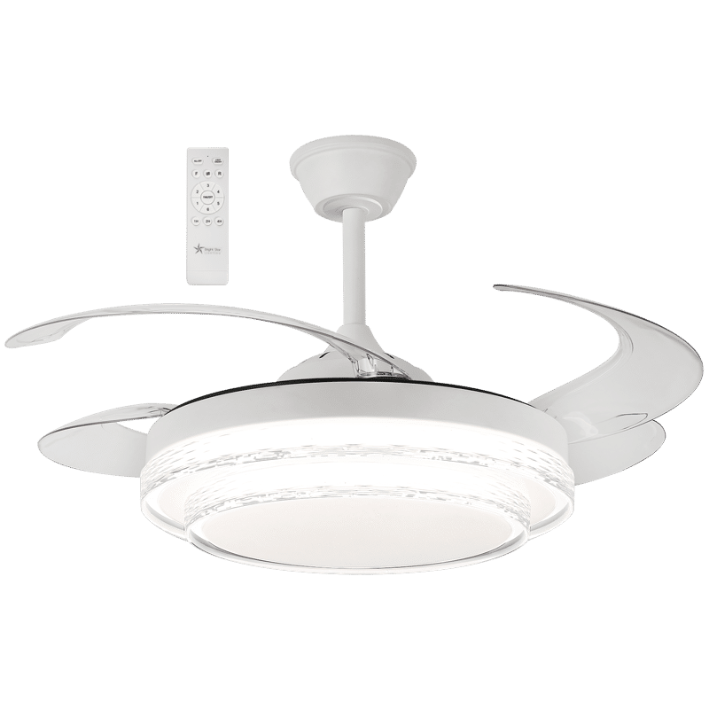 White with Clear ABS Retractable Blades