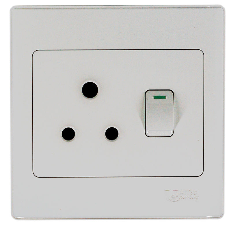 UNITED ELECTRICAL Plastic Single Switch Socket 4X4