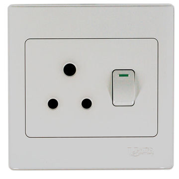 UNITED ELECTRICAL Plastic Single Switch Socket 4X4