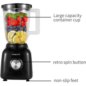 Sokany Juice Extractor 2 in 1 Juicer Blender with Coffee Grinder