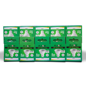 FLASH High-Efficiency 5W LED GU10 Lamp 38D (10 Pack) 4000K