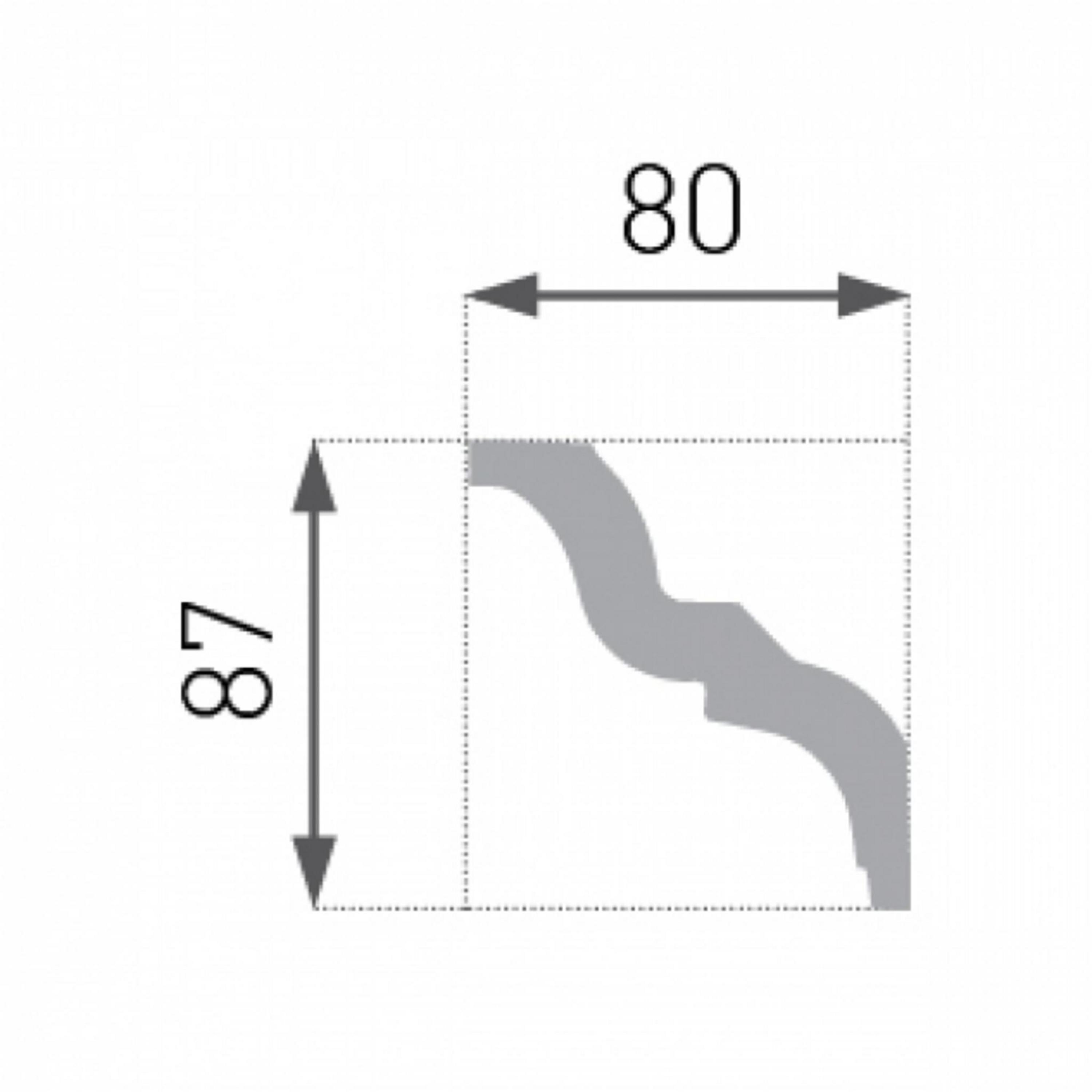 Marbet Design E-10 XPS Cornice - 44 Meters