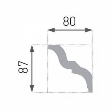 Marbet Design E-10 XPS Cornice - 44 Meters
