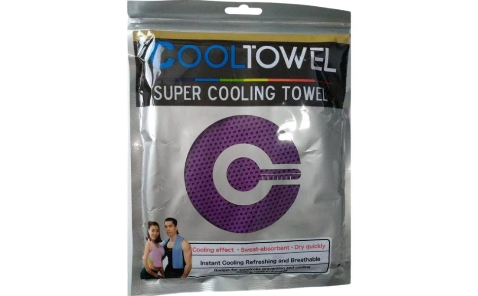 Sports Hiking Camping Cooling Towel (Purple)