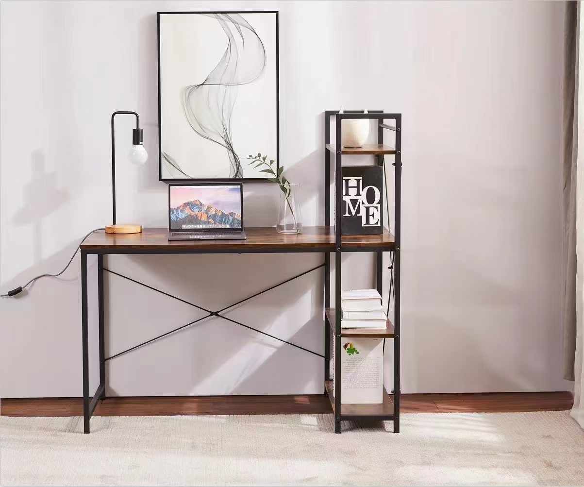 KCW FURN: Utah Work Desk (Walnut | Black)