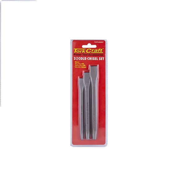 Tork Craft - Cold Chisel 3Piece - 3 Pack