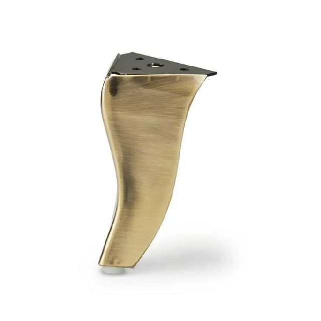 Queen Anne Leg, H125mm, Antique Brass (Set of 4) BY WOODLY