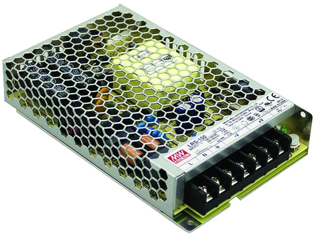 85-264VAC/24VDC,  100W,  4.5A PSU 129x97x30mm,  IP30