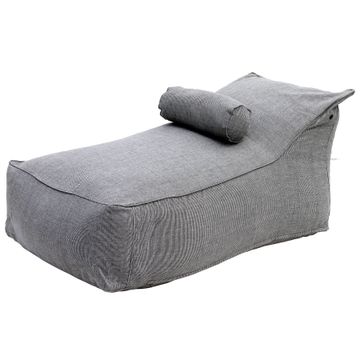 Fine Living Sun Lounger Bean Bag- Dark Grey