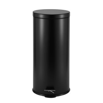 Casa Roma 30L Pedal Bin - Matte Black - Steel