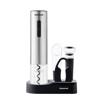 Taurus Corkscrew Stainless Steel Rechargeable Wine Set "Power Pour Ensemble"
