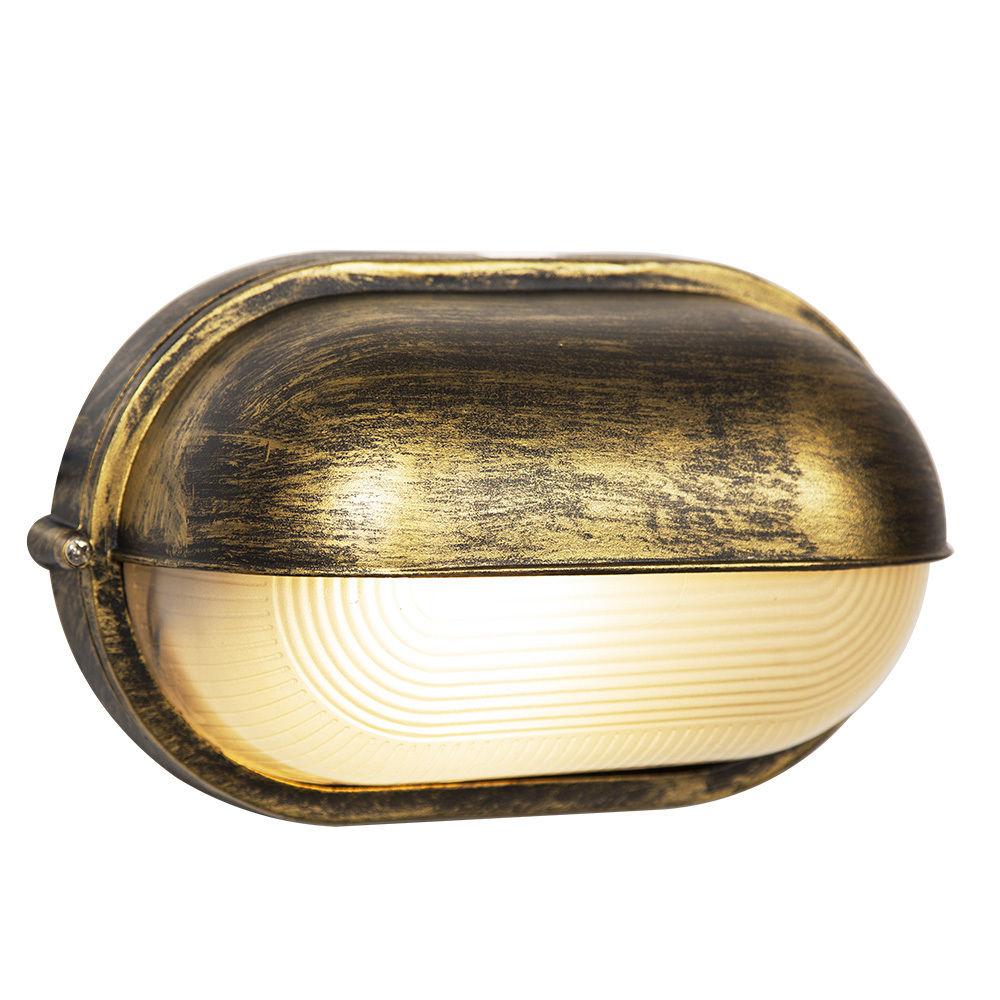 Eurolux - Oval - Large - Eyelid - Bulkhead - Black Gold (B52BG)